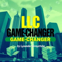 A realistic cityscape featuring skyscrapers to symbolize business success and growth as the backdrop