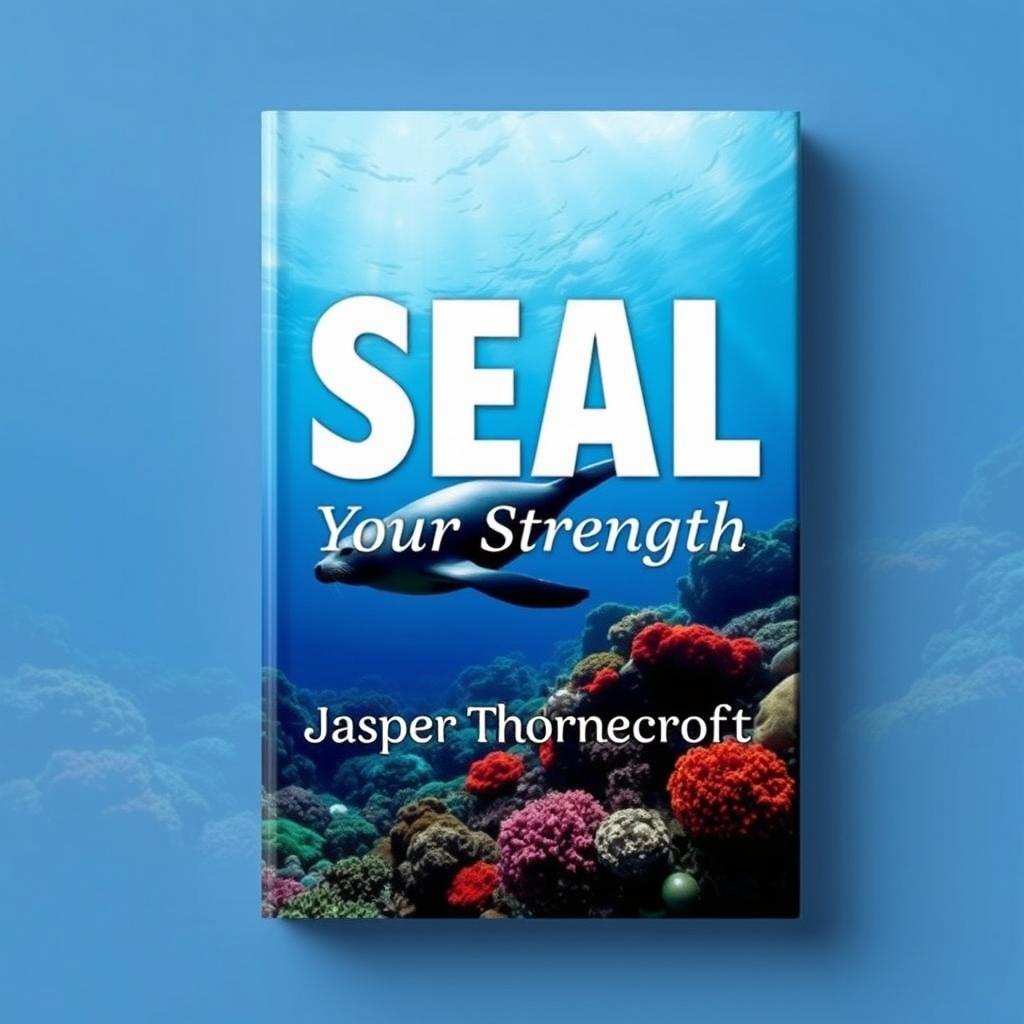 A flat book cover design titled 'SEAL-Your-Strength' prominently displayed in a large, dynamic font at the center