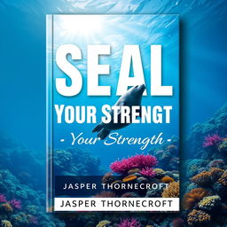 A flat book cover design titled 'SEAL-Your-Strength' prominently displayed in a large, dynamic font at the center