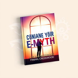 A flat book cover design featuring a vibrant, realistic image of a person deep in thought, standing in front of a large window with soft, bright light streaming through, symbolizing change and the birth of new ideas