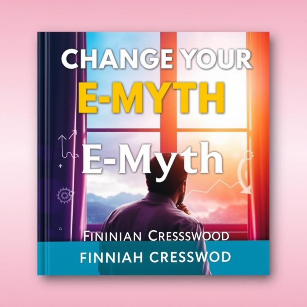 A book cover design featuring the title 'Change Your E-Myth' in bold, large font at the top center, with the author name 'Finnian Cresswood' in smaller, elegant font just below it