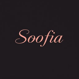 A professional logo for 'Soofia