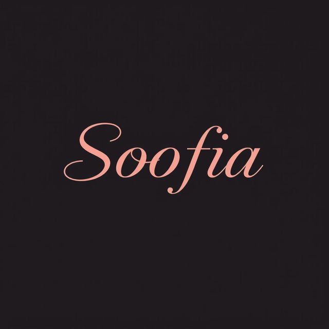 A professional logo for 'Soofia