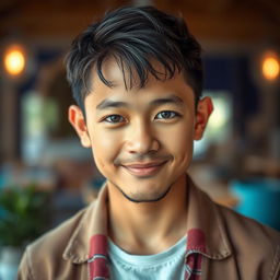 A customized and enhanced version of a user-uploaded photo, maintaining the key features and elements of the original while improving brightness, contrast, and color vibrancy