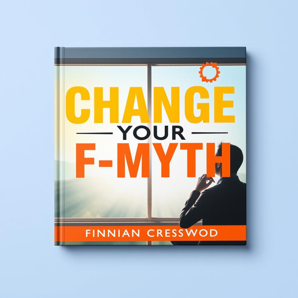 A flat book cover design for 'Change Your E-Myth' by Finnian Cresswood