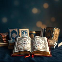 An artistic Islamic book cover background, with dimensions of 870 pixels wide by 1362 pixels high, created in full HD quality
