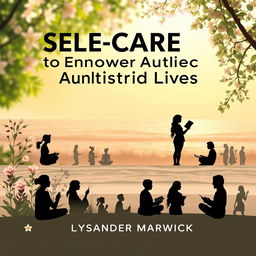 A flat book cover design featuring the title 'SELF-CARE Secrets to Empower Autistic Lives' in bold, large font at the top, and the author name 'Lysander Marwick' in a smaller, prominent font just below