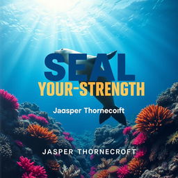 A flat cover design that completely fills the square, featuring a bold and eye-catching title "SEAL-Your-Strength" in large, dynamic font at the center