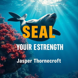 A flat cover design that completely fills the square, featuring a bold and eye-catching title "SEAL-Your-Strength" in large, dynamic font at the center