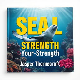 A flat cover design that completely fills the square, featuring a bold and eye-catching title "SEAL-Your-Strength" in large, dynamic font at the center
