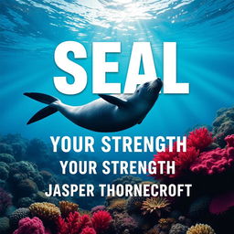 A bold, eye-catching book cover titled 'SEAL-Your-Strength' in large, dynamic font placed at the center