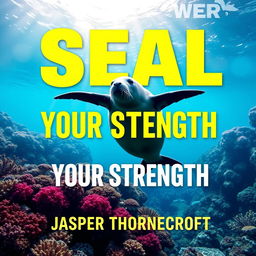 A bold, eye-catching book cover titled 'SEAL-Your-Strength' in large, dynamic font placed at the center