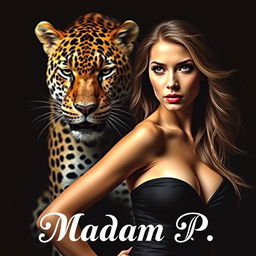 A stunning image of a leopard in a captivating pose, showcasing its beautiful spots and fierce expression