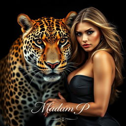 A stunning image of a leopard in a captivating pose, showcasing its beautiful spots and fierce expression