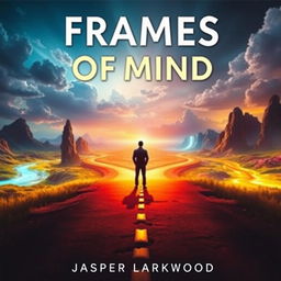 A captivating and realistic visual of a person standing at a crossroads, surrounded by vibrant pathways leading to different surreal landscapes, symbolizing choices and perspectives
