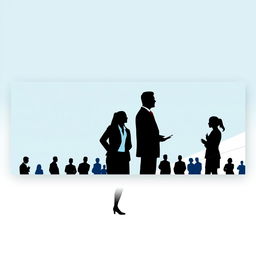 A professional and modern LinkedIn cover photo featuring a sleek, minimalistic design