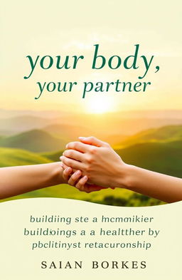 A warm, inviting cover design for a book titled 'Your body, your partner: building a healthier relationship'
