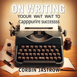 A book cover design titled 'On Writing Your Way to Captivating Success' by Corbin Jastrow