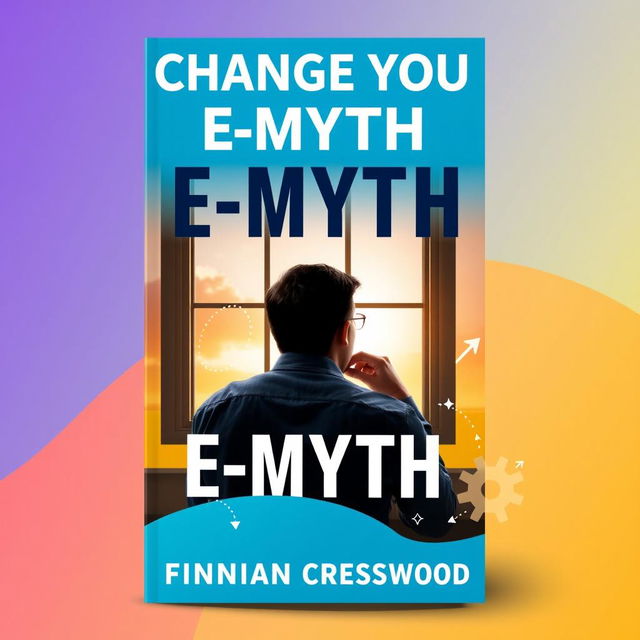 A book cover design titled 'Change Your E-Myth' in bold, large font at the top