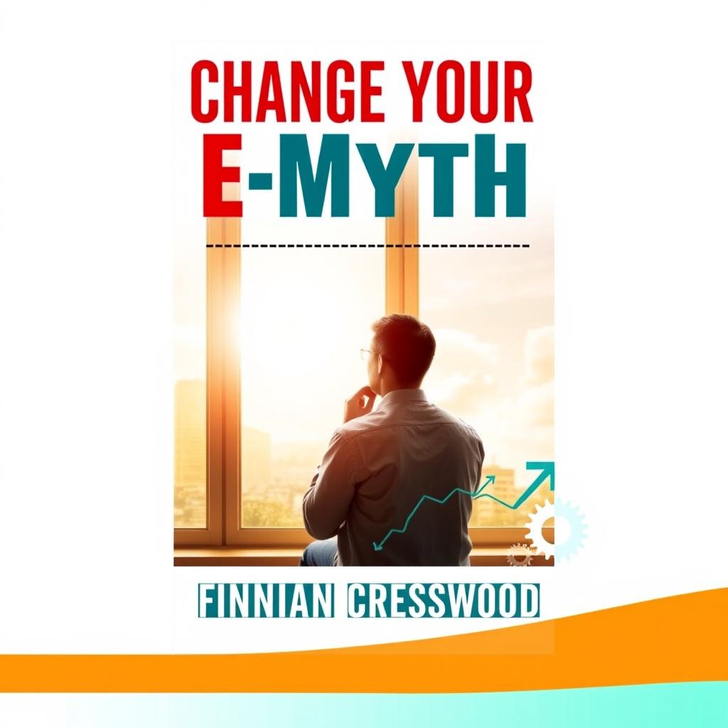 A book cover design titled 'Change Your E-Myth' in bold, large font at the top