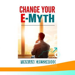 A book cover design titled 'Change Your E-Myth' in bold, large font at the top