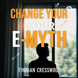A flat book cover design titled 'Change Your E-Myth' in bold, large font, and the author name 'Finnian Cresswood' in a smaller, clear font