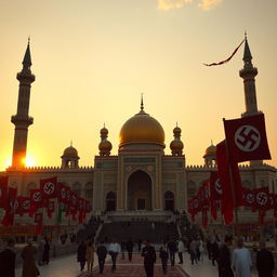 The Imam Hussein Shrine in Karbala, Iraq, in 1973, under the rule of Nazi Germany