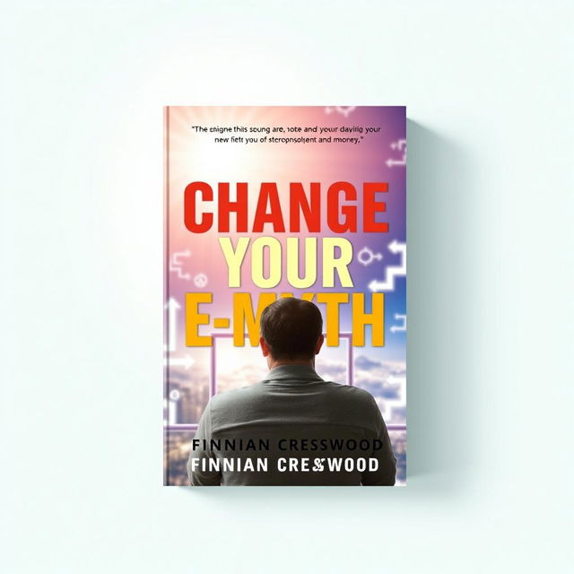 A flat cover design for a book titled 'Change Your E-Myth' by author Finnian Cresswood