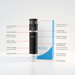 A detailed visual representation of the BCID2 infectious disease test kit