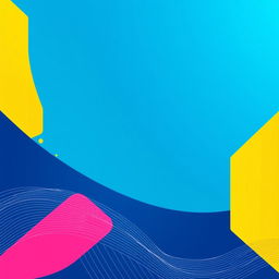 A beautifully designed profile image showcasing an abstract geometric pattern in vibrant colors like blue, pink, and yellow