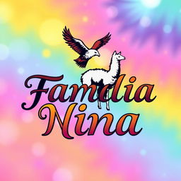 A vibrant logo featuring the words 'Familia Nina' elegantly displayed