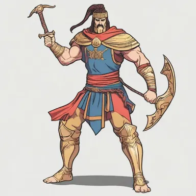 In the animated series, the Scythian warrior was portrayed as a fierce and fearless character.