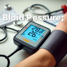 A visual representation of blood pressure monitoring