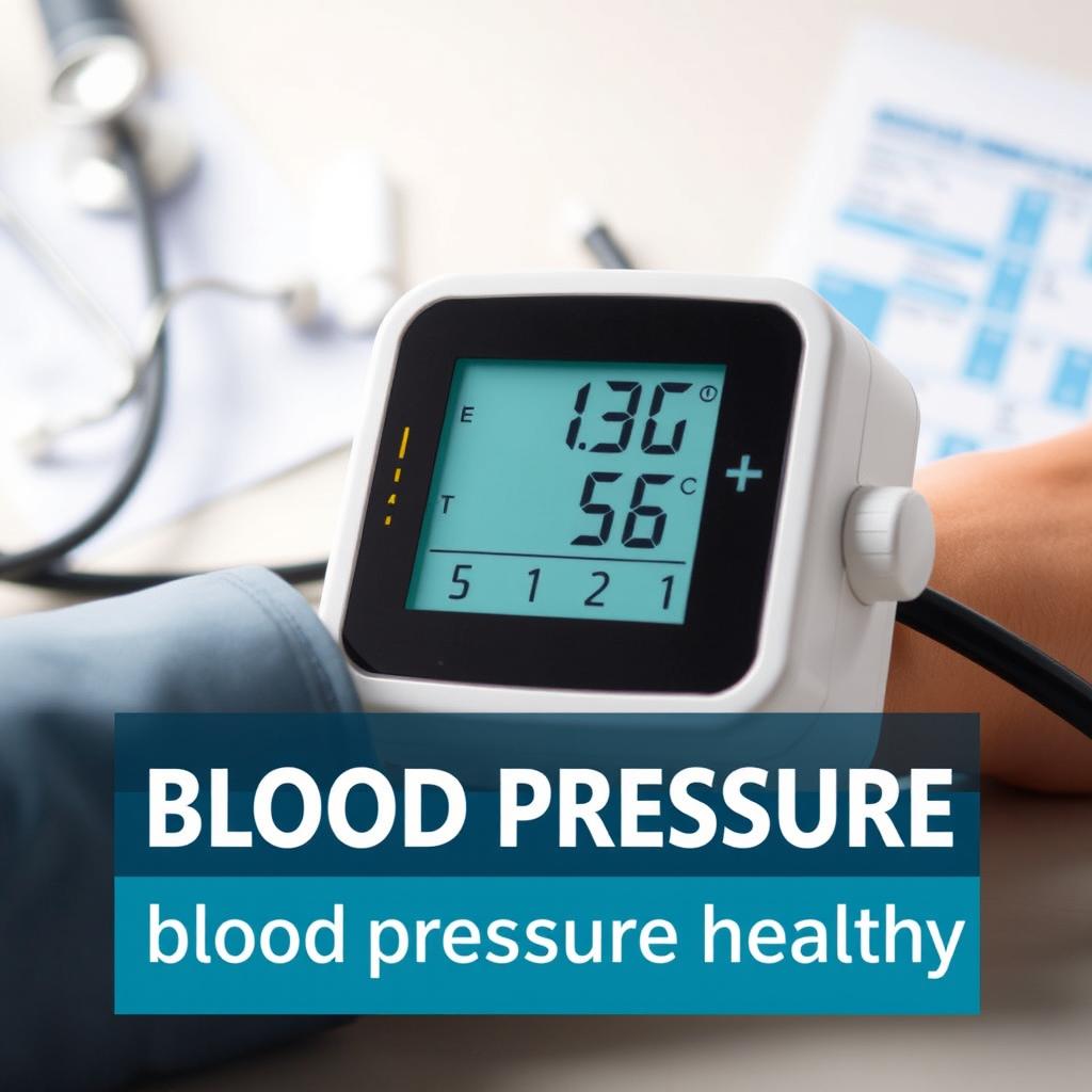 A visual representation of blood pressure monitoring