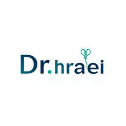 A modern, sleek logo design featuring the name 'Dr