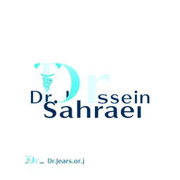 A modern, sleek logo design featuring the name 'Dr