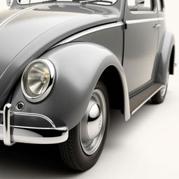 A detailed image of the 1938 Volkswagen Typ 1, the first prototype known as Fusca