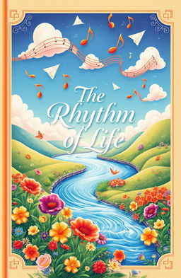 A beautifully illustrated book cover titled 'The Rhythm of Life'