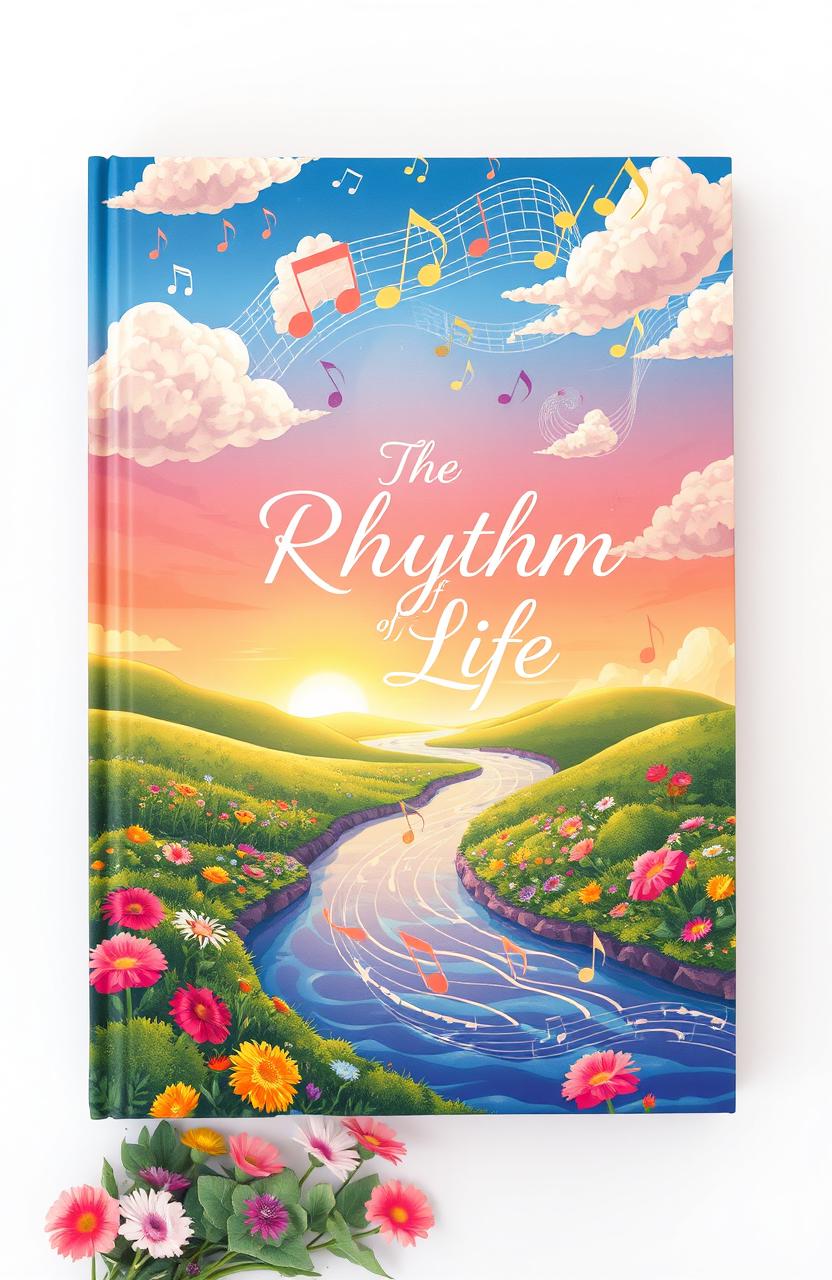 A beautifully illustrated book cover titled 'The Rhythm of Life'