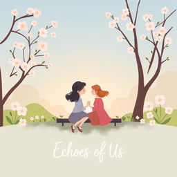 A charming and simple song cover for the track titled "Echoes of Us"