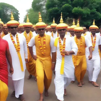 The Sinhala community celebrates religious festivals with great enthusiasm.
