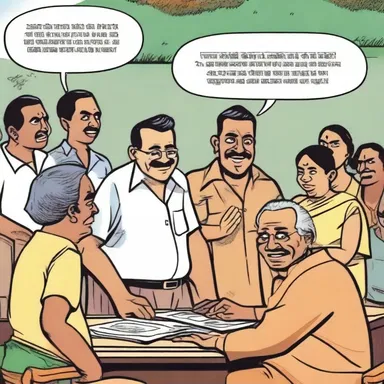 The popular comic strip featured characters speaking in Sinhala.