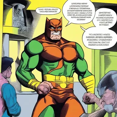 The comic book character displayed skinnerian behaviors, always seeking rewards and avoiding punishment.