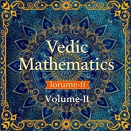 A detailed book cover design for 'Vedic Mathematics, Volume-II'
