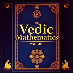 A beautifully designed cover for a book titled 'Vedic Mathematics, Volume-II'