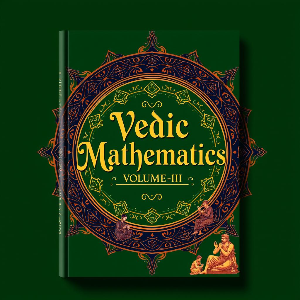 A captivating book cover for 'Vedic Mathematics, Volume-III'