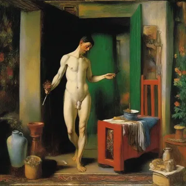 The painter's solomonic decision led him to combine different artistic styles in his masterpiece.