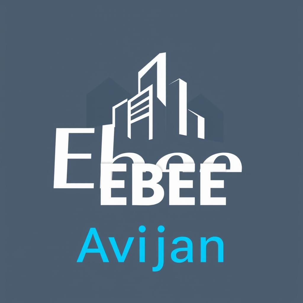 A modern logo design that incorporates the words 'Ebee' and 'Avijan'