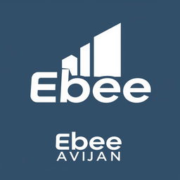 A modern logo design that incorporates the words 'Ebee' and 'Avijan'