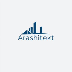 A modern and minimalist logo design for an architect